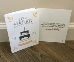 Hope your birthday is layered like cake with LOVE, LAUGHTER, & plenty of SWEET FROSTING. Happy Birthday!