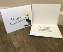 Two hearts to cherish... One life to share... HAPPY ANNIVERSARY TO A SPECIAL COUPLE!