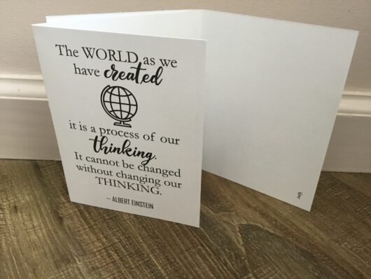 The World as we have created...